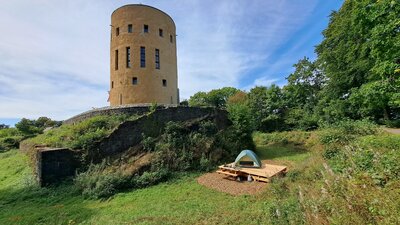 Trekkingplatz bei der Ginsburg