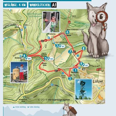 Karte Familienwandertag